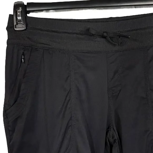 North Face Womens Large Aphrodite 2.0 Pants UPF Stretch DWR Pull-On Pocket Black - Picture 3 of 10